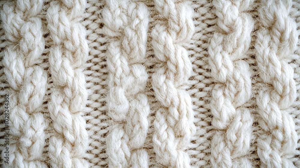 White beige knitted wool texture background pattern with high resolution Top view Copy space : Generative AI White beige knitted wool texture background pattern with high resolution Top view Copy space : Generative AI
