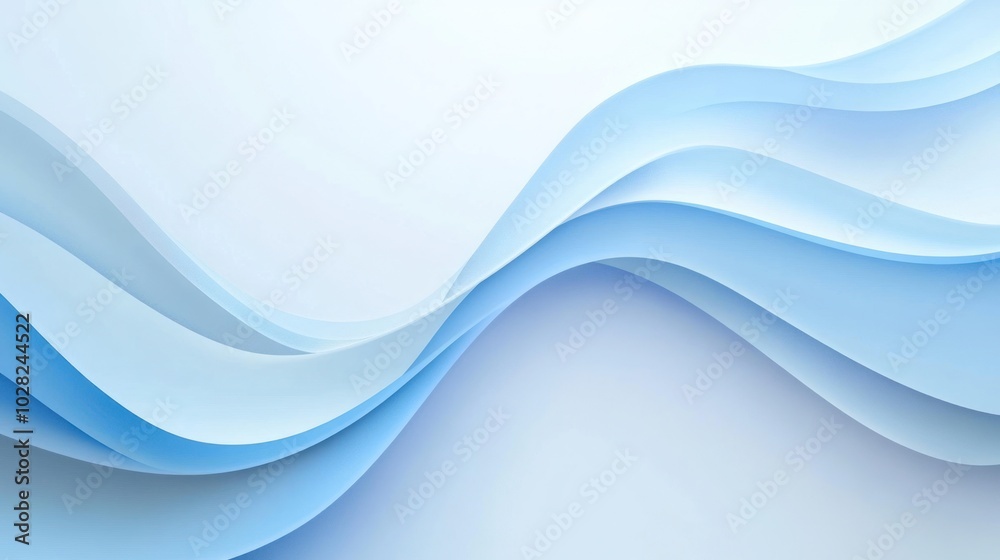 Abstract Blue Waves Background Abstract Blue Waves Background
