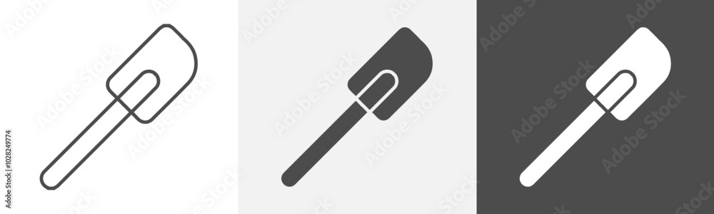 spatula icon Vector thin line symbol spatula icon Vector thin line symbol