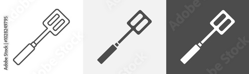 spatula icon Vector thin line symbol