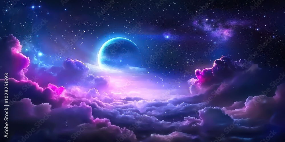Mysterious galaxy space background featuring dark nebula clouds and twinkling stars, creating a deep space atmosphere. Mysterious galaxy space background featuring dark nebula clouds and twinkling stars, creating a deep space atmosphere.