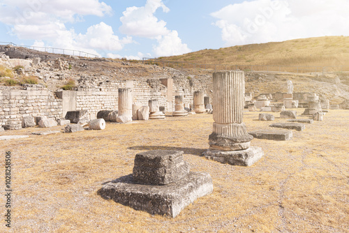 Basilica of the Roman city of Segobriga photo