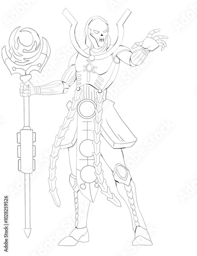 3D Illustration of Robot