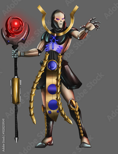 3D Illustration of Robot