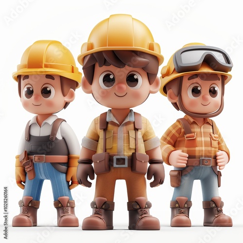 Celebrating Workers on Labor Day with Cartoon Characters