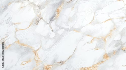 A high-resolution image of a pristine white marble with subtle veins. White marble textured background. Abstract white marble background with brown and gray color