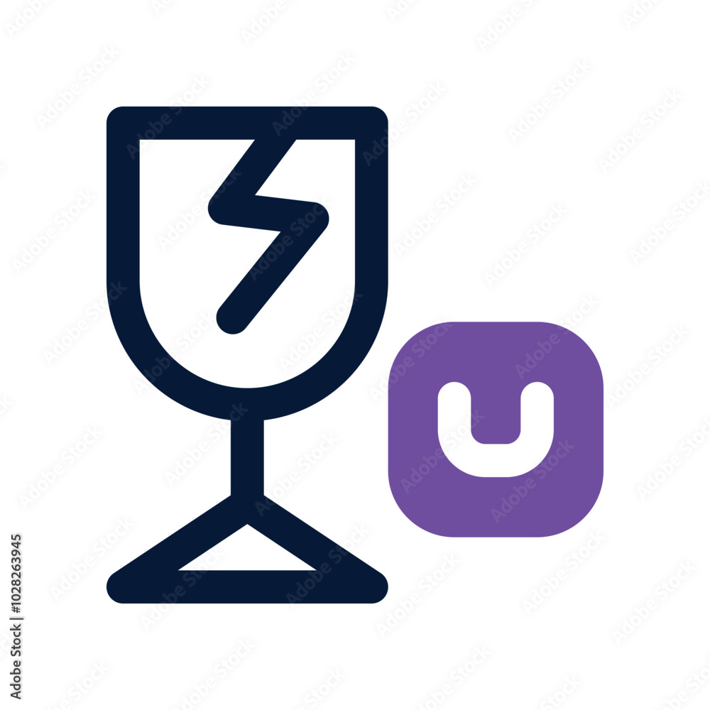 fragile icon. vector dual tone icon for your website, mobile, presentation, and logo design. fragile icon. vector dual tone icon for your website, mobile, presentation, and logo design.