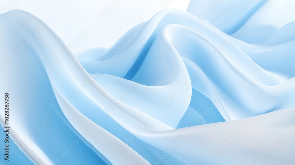 Fototapeta premium Abstract Blue Waves