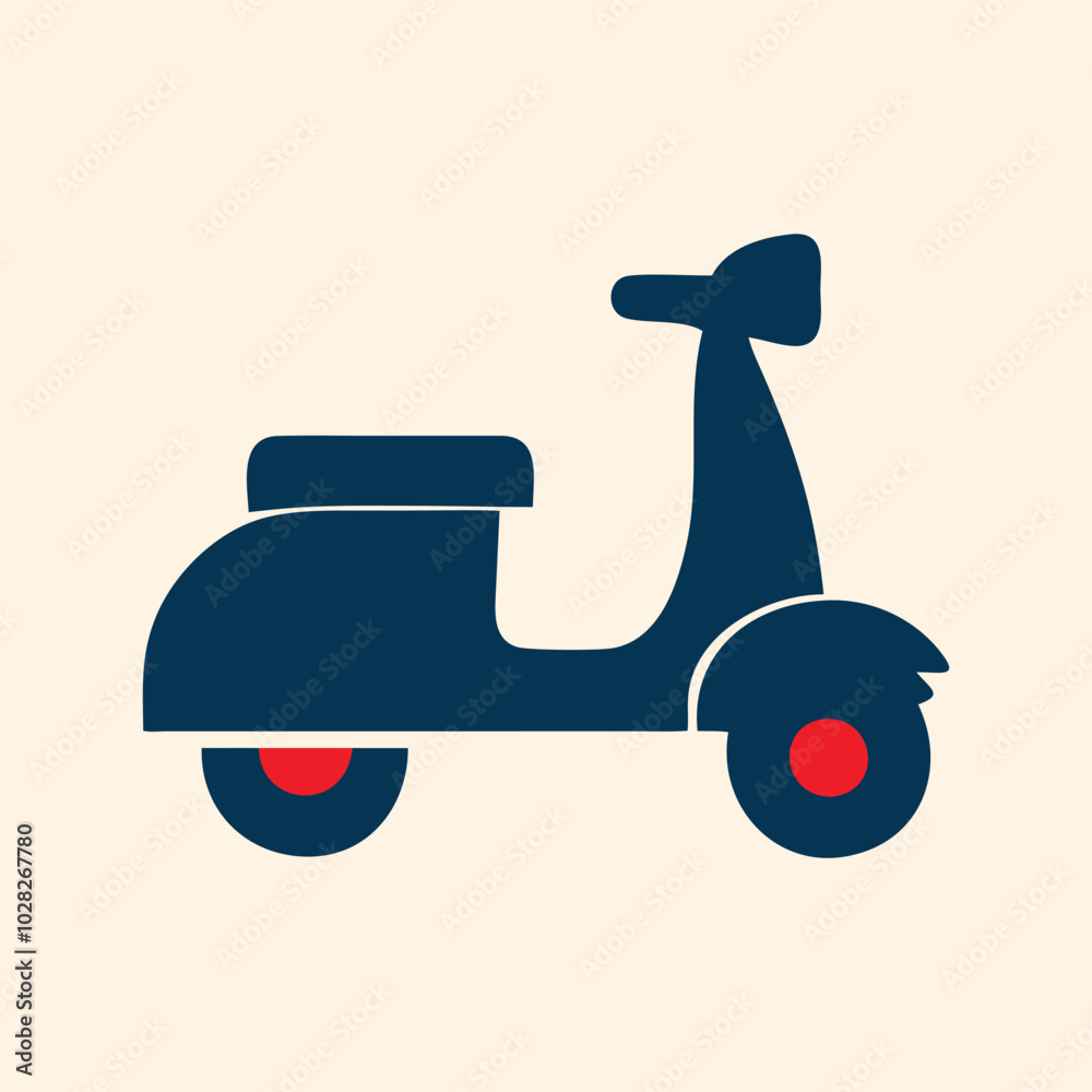 Scooter vector illustration scooter icon 7 Scooter vector illustration scooter icon 7