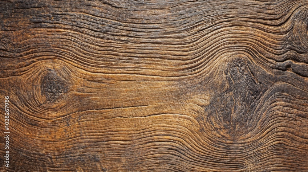 Close-up of Knotty, Weathered Wooden Surface Close-up of Knotty, Weathered Wooden Surface