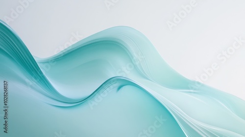 Abstract Aqua Waves