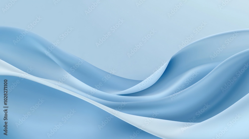 Obraz premium Abstract Blue Waves Background