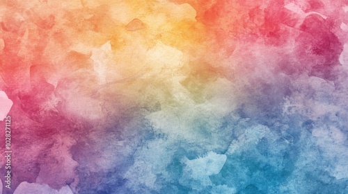 Abstract Watercolor Background with Blending Colors