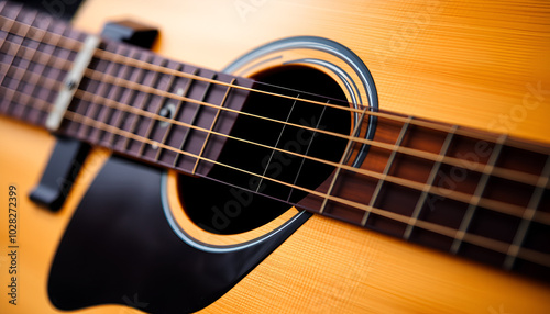 acoustic guitar close-up photos.