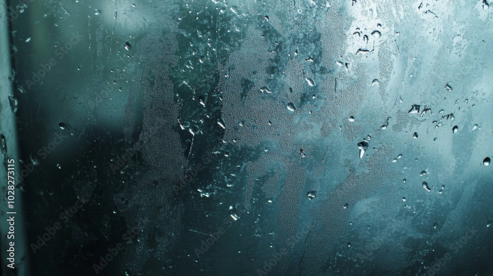 Fototapeta premium Condensation on a Window Pane