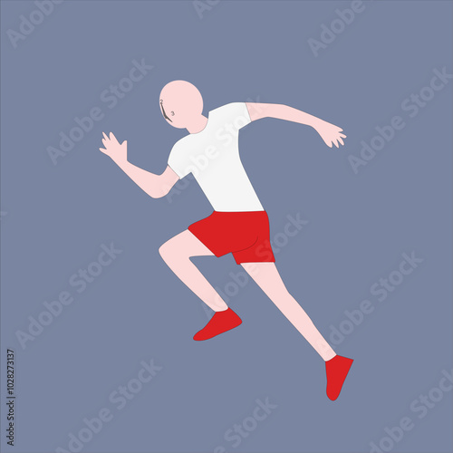 man who is passionate about running