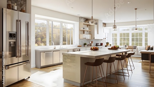 modern kitchen interior