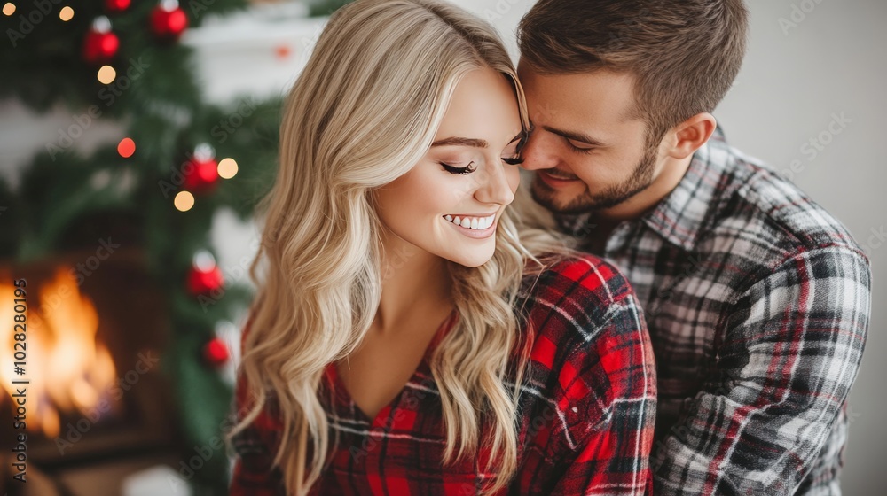 Couple Christmas Love. Couple Christmas Love.