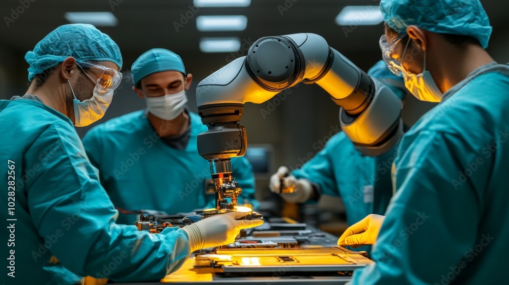 Robotic Assembly Line. Robotic Assembly Line.