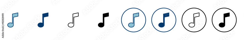 Music icon vector isolated on white background, music vector icon, Melody, song, note, sound, audio sign Music icon vector isolated on white background, music vector icon, Melody, song, note, sound, audio sign