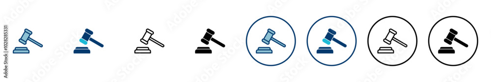 Gavel icon vector isolated on white background. Hammer icon vector. Judge Gavel Auction Icon Vector. Bid Gavel icon vector isolated on white background. Hammer icon vector. Judge Gavel Auction Icon Vector. Bid