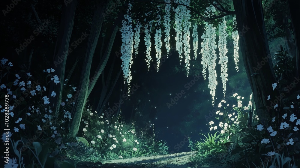 Fototapeta premium anime theme of landscape
