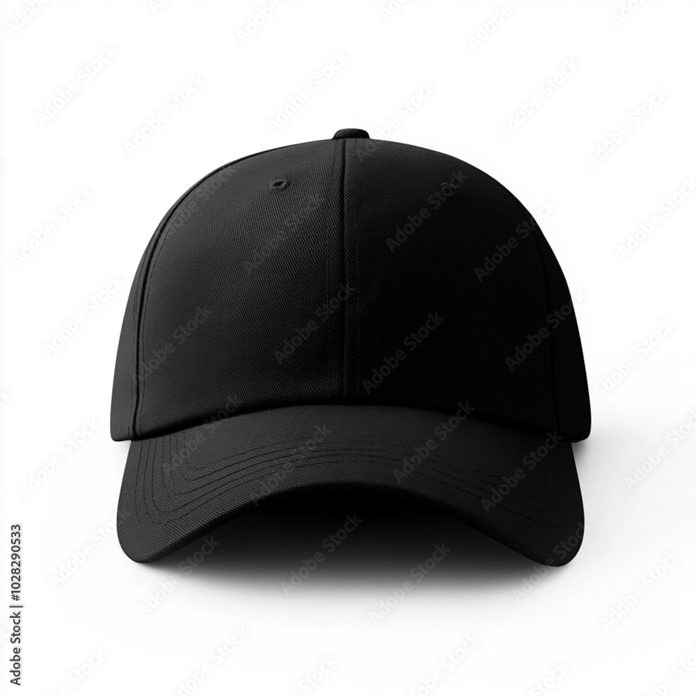 Mockup cap on white background.
