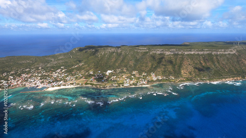 La Desirade Island, Guadeloupe, Lesser Antilles, Caribbean. photo