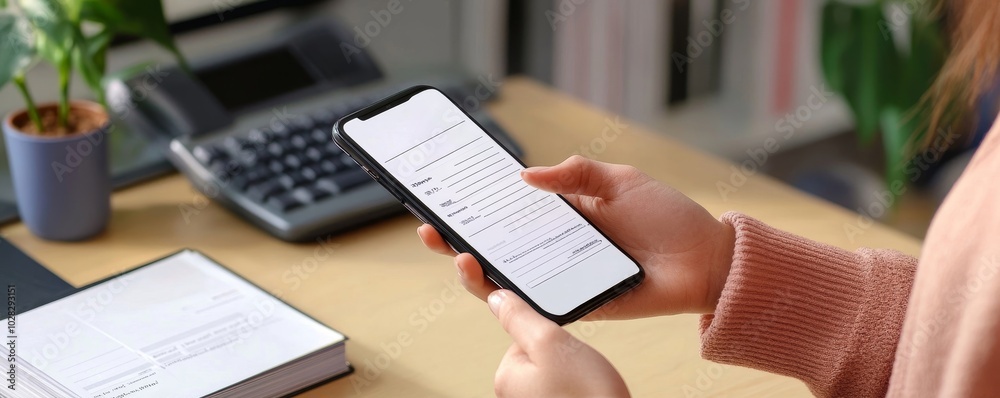 Scanning Remote Deposit Check Document Using Phone, Generative AI