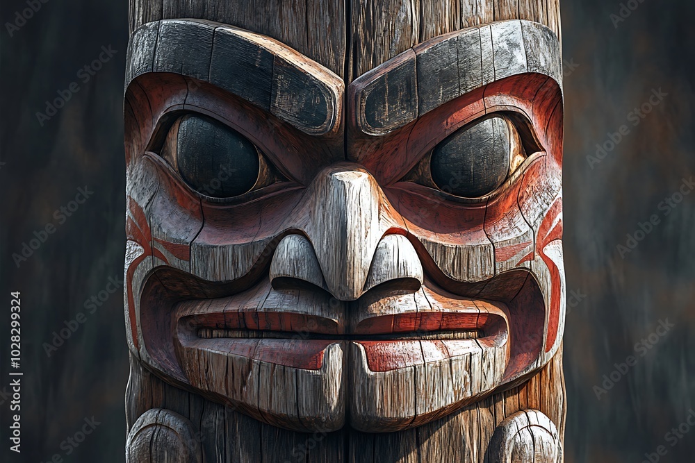 totem pole in the city totem pole in the city