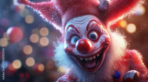 Funny New Year's character.