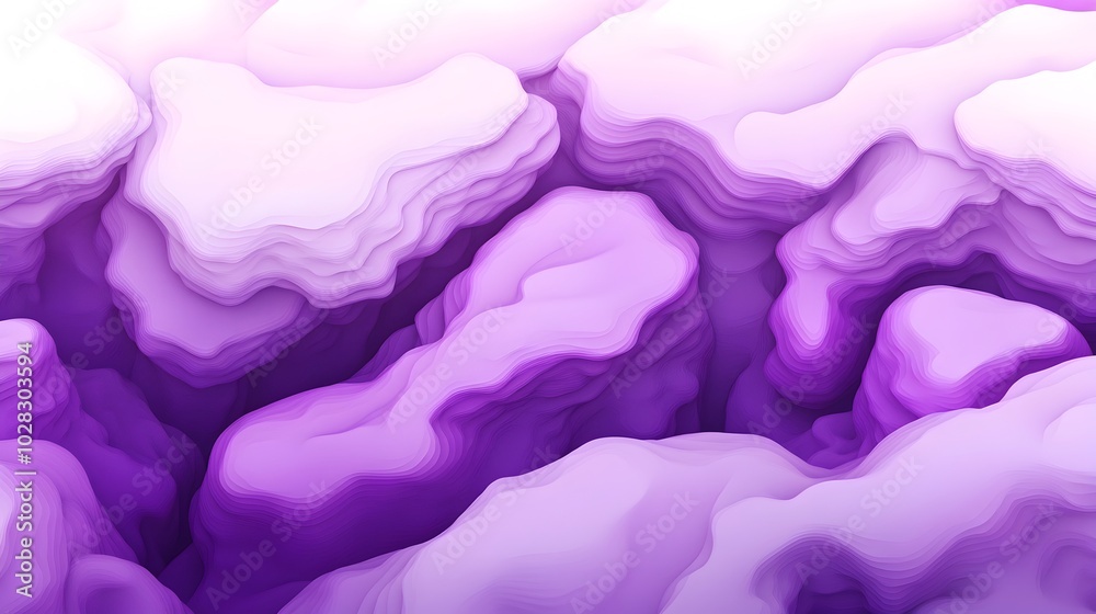 Fluid Vortex of Vibrant Gradient Hues in 3D Swirling Abstract Design