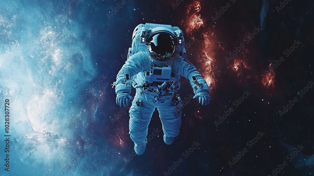 Astronaut in a Cosmic Symphony Astronaut in a Cosmic Symphony