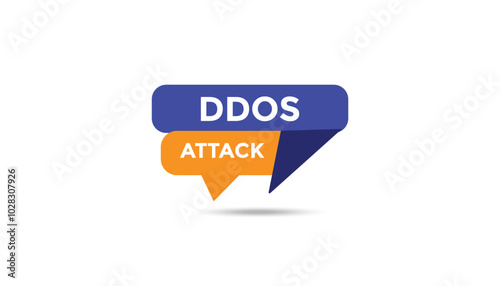 Ddos attack Countdown number banner templates. time icon. Vector Illustration 
