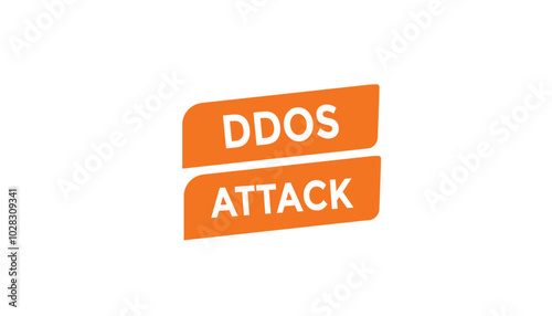 Ddos attack Countdown number banner templates. time icon. Vector Illustration 
