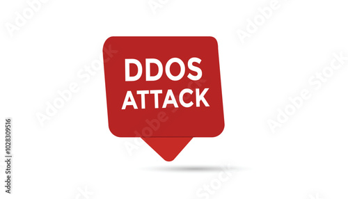 Ddos attack Countdown number banner templates. time icon. Vector Illustration 
