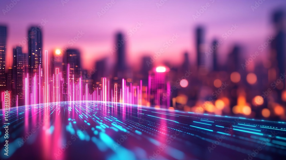 Blockchain finance ecosystem, neon-lit holograms, futuristic cityscape, dark cyberpunk backdrop Blockchain finance ecosystem, neon-lit holograms, futuristic cityscape, dark cyberpunk backdrop