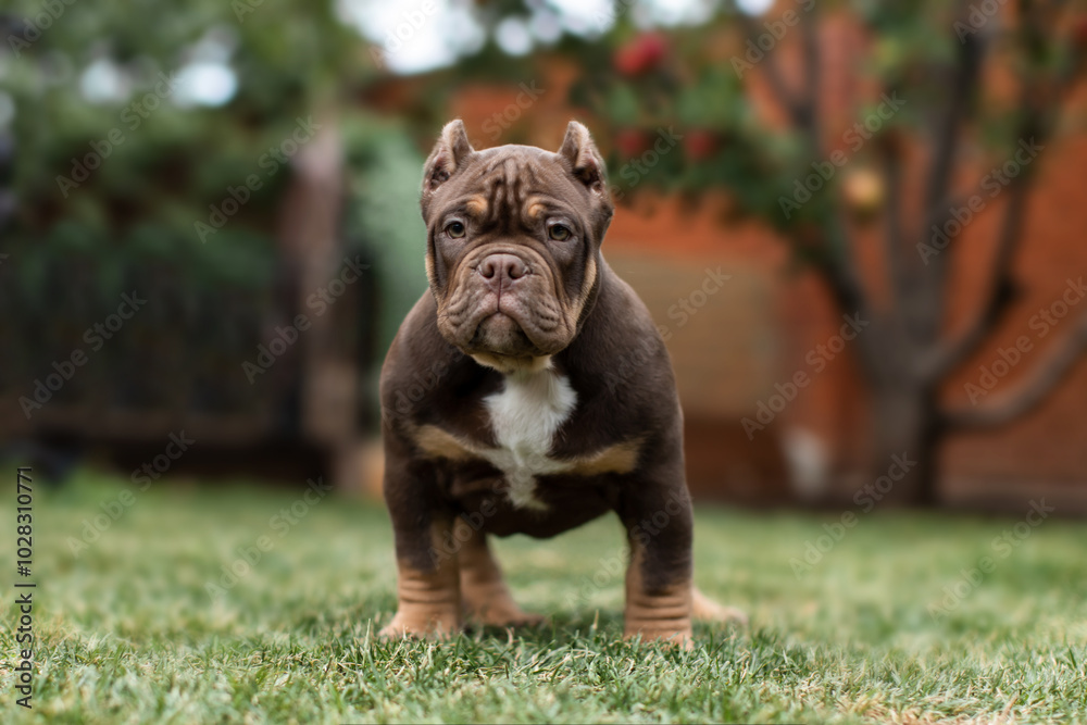 Cute little American bully puppy Cute little American bully puppy