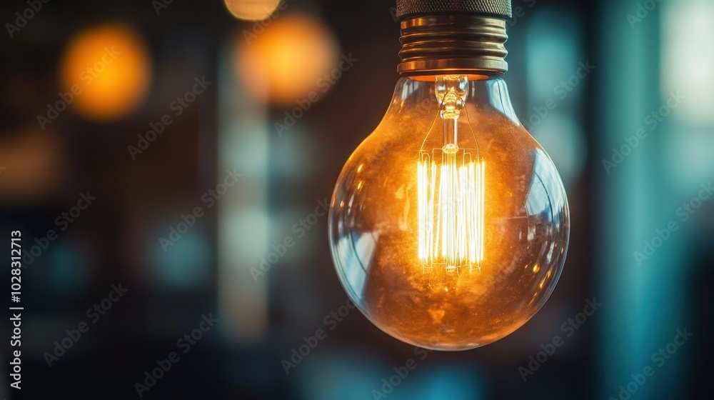 Brightly Glowing LED Light Close-Up Image Brightly Glowing LED Light Close-Up Image