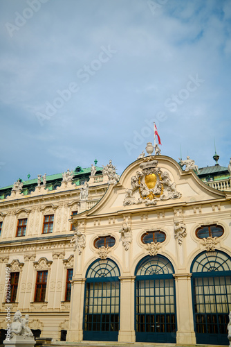 The Belvedere palace in Vienna, Austria