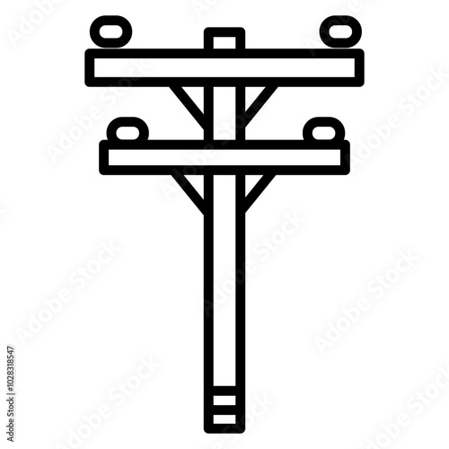 Electric Pole Icon