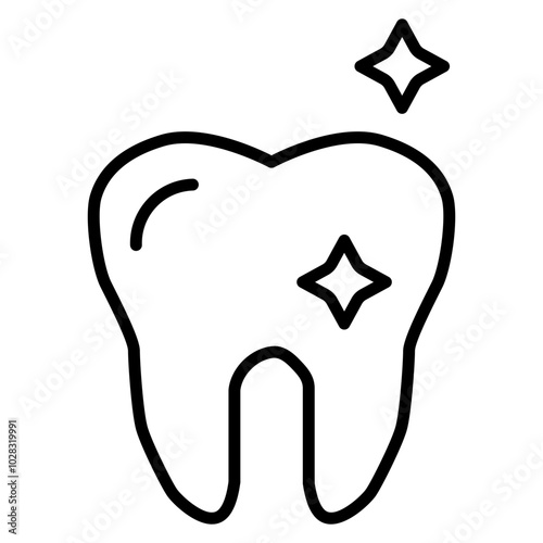 Clean Tooth Icon