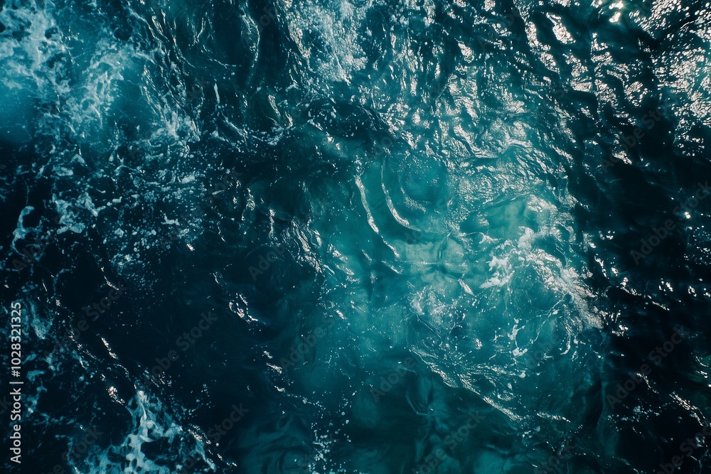 clear blue water landscape by generative ai clear blue water landscape by generative ai