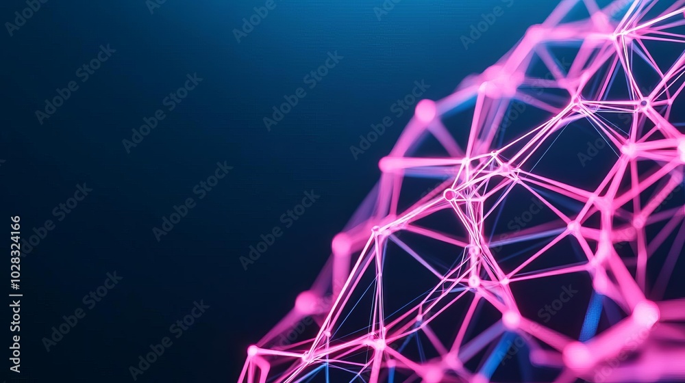 Blockchain disruption, neon holographic grid, cyber environment, digital threads Blockchain disruption, neon holographic grid, cyber environment, digital threads