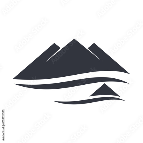 Mountain Logo Template Icon