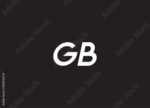 GB letter logo and initial logo design