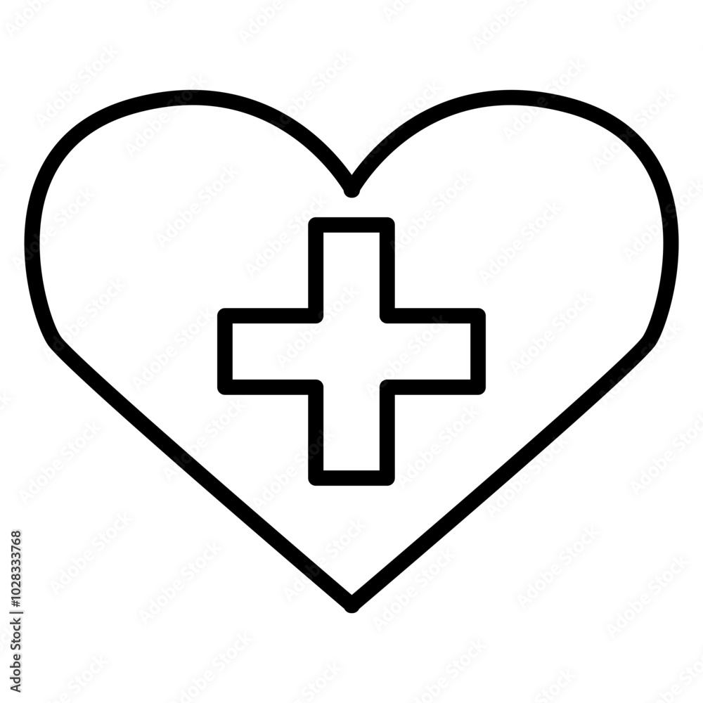 Fototapeta premium Care Icon