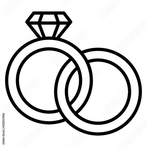 Wedding Rings Icon