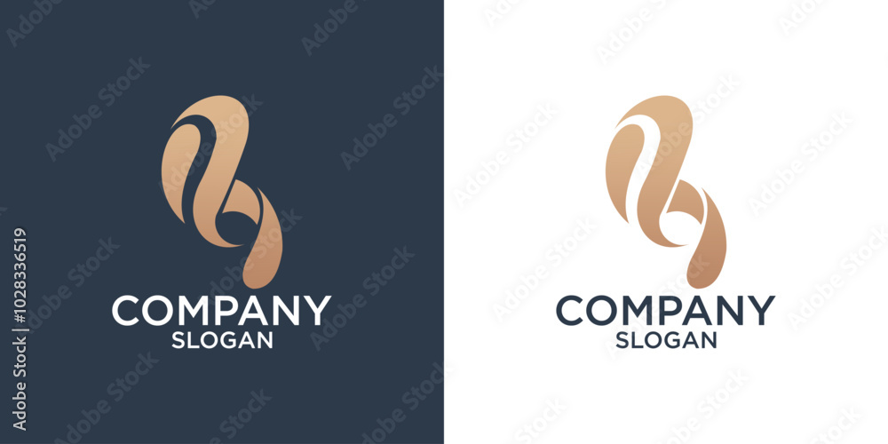 collection of letter b abstract monogram logo design vector collection of letter b abstract monogram logo design vector