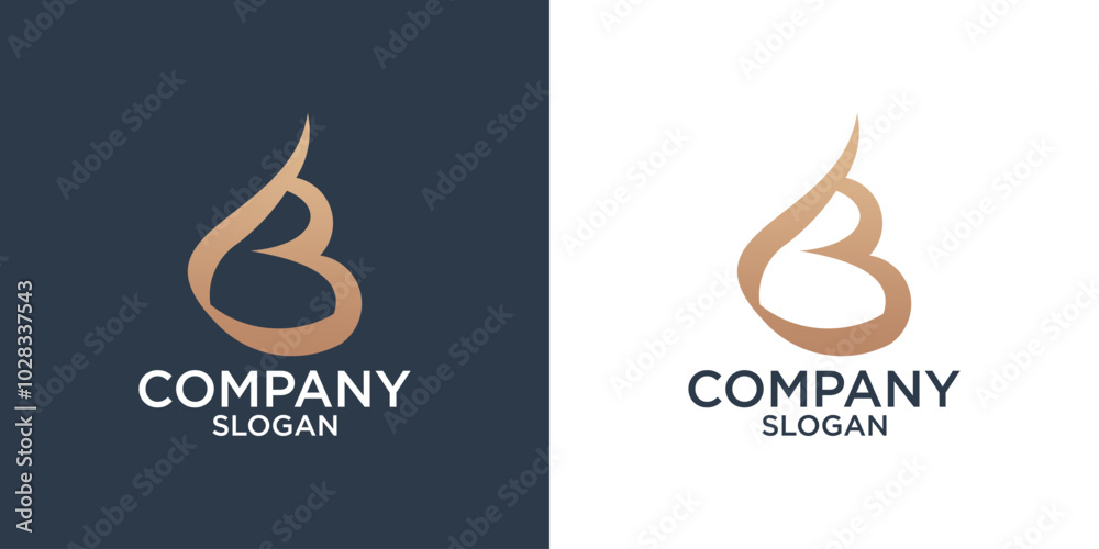 Fototapeta premium collection of letter b abstract monogram logo design vector